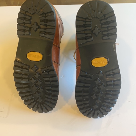 Vibrant-Steele Toe, Vintage, Brown Leather Boots - Picture 6 of 8